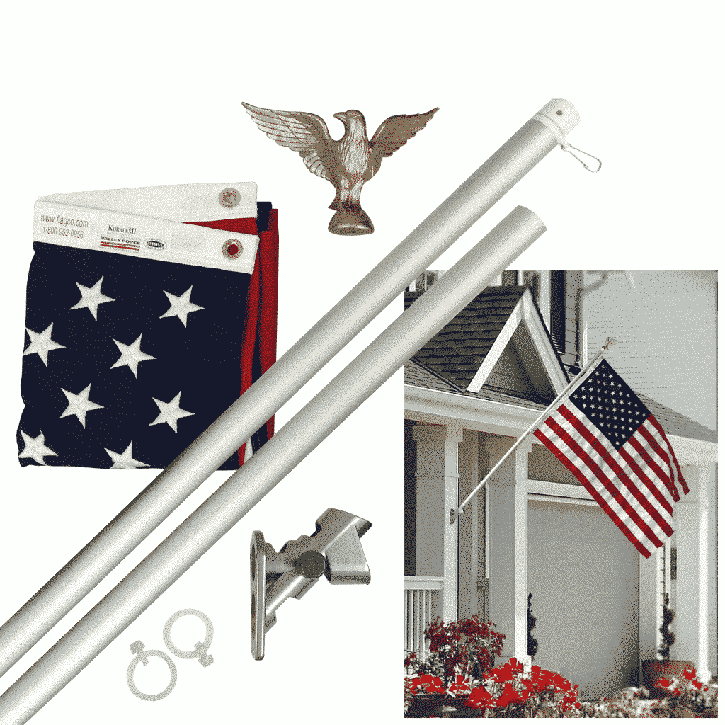 Porch Outrigger and Wall Mounted Flagpoles
