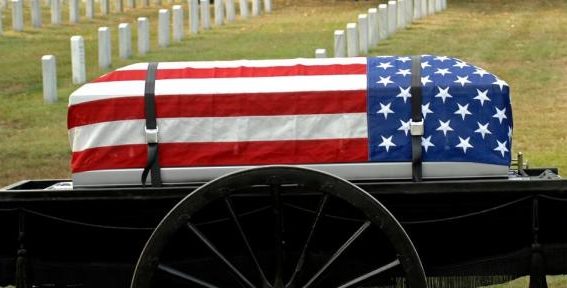 military funeral with flag 1 e1609247510832