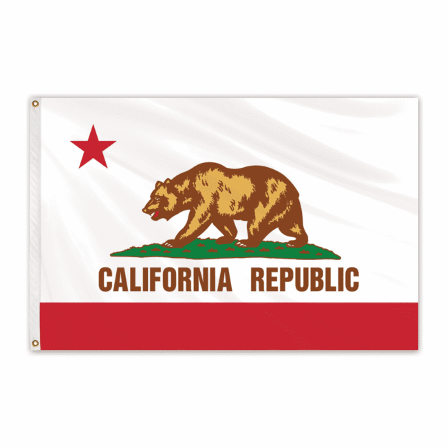 California Outdoor Nylon Flag 3'x5'
