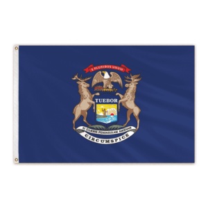 Michigan Outdoor Nylon Flag 2'x3'