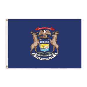Michigan Outdoor Nylon Flag 3'x5'