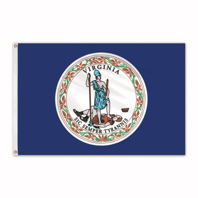Virginia Outdoor Nylon Flag 2'x3'