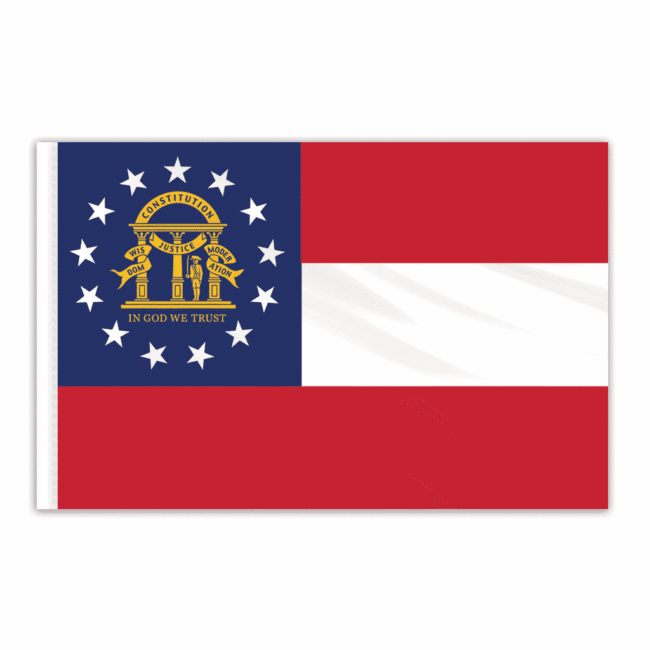 Georgia Indoor Nylon Flag 4'x6'