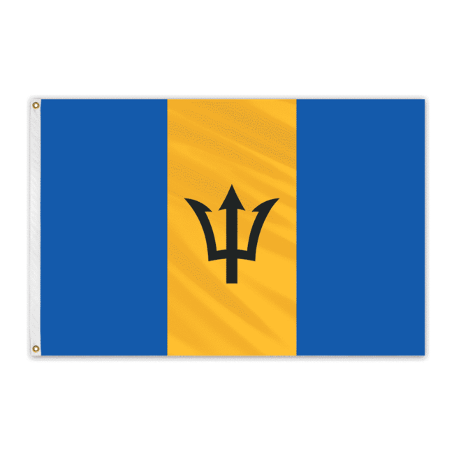 Barbados Outdoor Nylon Flag 3'x5'
