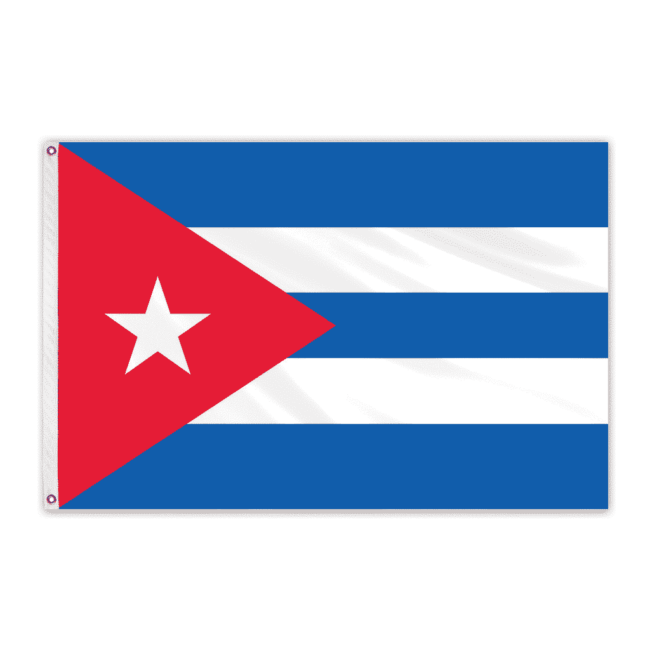 Cuba Outdoor Nylon Flag 2'x3'