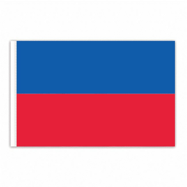 Haiti Indoor Nylon Flag 3'x5'