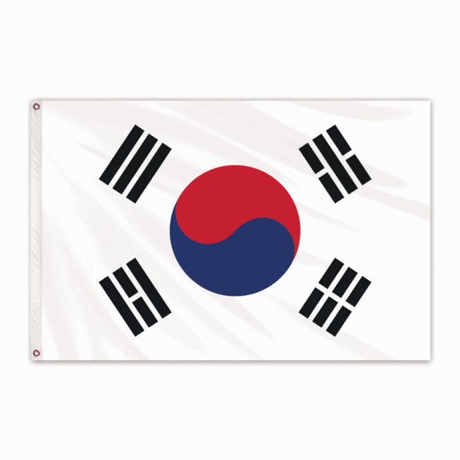South Korea Outdoor Nylon Flag 3'x5'