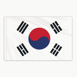 South Korea Indoor Nylon Flag 3'x5'