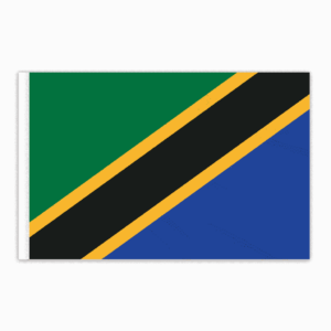 Tanzania Indoor Nylon Flag 3'x5'