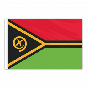 Vanuatu Indoor Nylon Flag 3'x5'