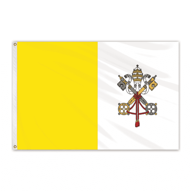 Vatican City Papal Outdoor Nylon Flag 3'x5'
