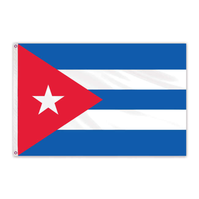 Cuba Outdoor Nylon Flag 6'x10'