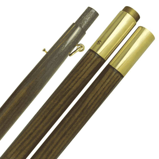 Oak Finished Indoor Parade Pole - 8'x1.125"