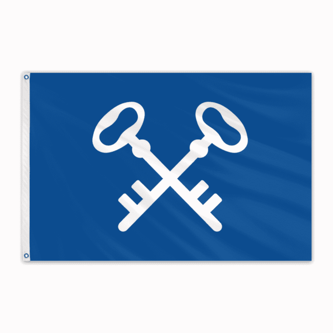 Quartermaster Officer Nylon Flag 12"x18"