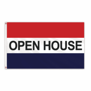 Open House Message Flag 2'x3' Standard Flag