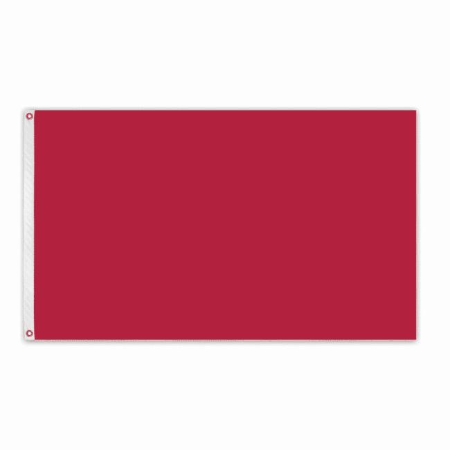 Solid Color Outdoor Nylon Flag - OG Red