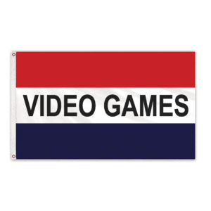 Video Games Message Flag 3'x5' Standard Flag