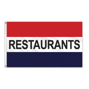 Restaurants Message Flag 3'x5' Standard Flag
