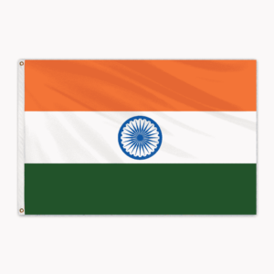 Flown at 1996 Olympics India 4'x6' Nylon Flag