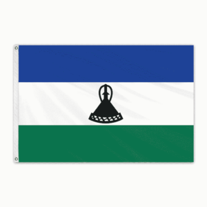 Flown at 1996 Olympics Lesotho 4'x6' Nylon Flag