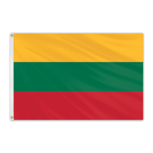 Flown at 1996 Olympics Lithuania 4'x6' Nylon Flag