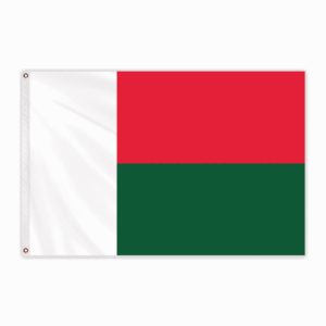 Flown at 1996 Olympics Madagascar 4'x6' Nylon Flag