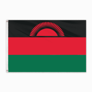 Flown at 1996 Olympics Malawi 4'x6' Nylon Flag