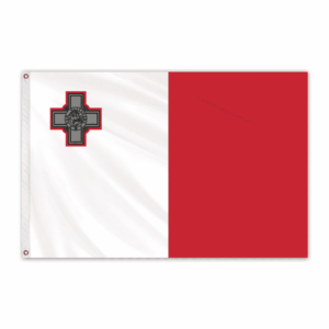 Flown at 1996 Olympics Malta 4'x6' Nylon Flag