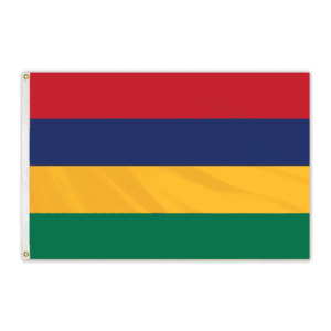 Flown at 1996 Olympics Mauritius 4'x6' Nylon Flag