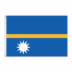 Flown at 1996 Olympics Nauru 4'x6' Nylon Flag