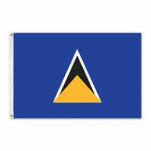 Flown at 1996 Olympics Saint Lucia 4'x6' Nylon Flag