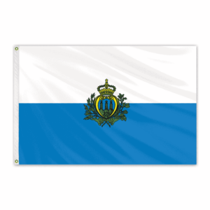 Flown at 1996 Olympics San Marino 4'x6' Nylon Flag