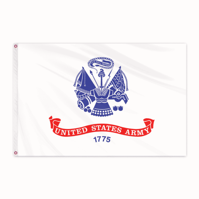 Army Outdoor Nylon Flag 12"x18"