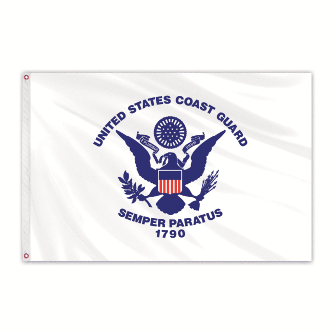 Coast Guard Outdoor Nylon Flag 2'x3'