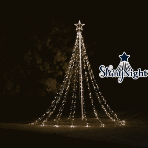 Flag Pole Christmas Tree Lights