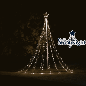 Flagpole Christmas Tree Lights