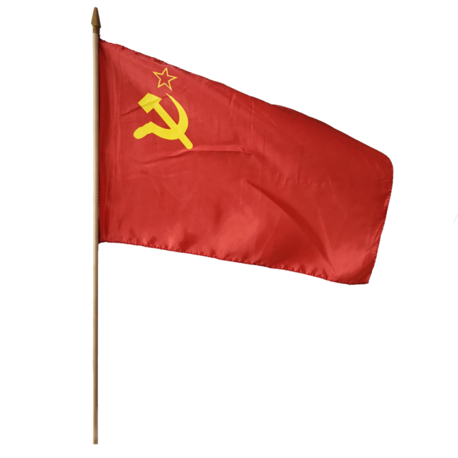 USSR Stick Flag 12"x18"