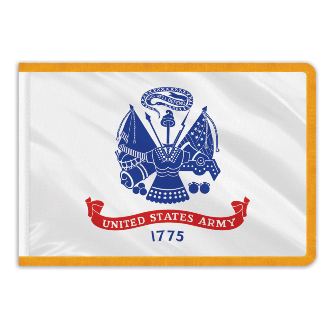 Army Indoor Perma-Nyl Nylon Flag - 4'x6'
