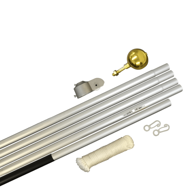 Commander Flagpole Set 20' Without US Flag