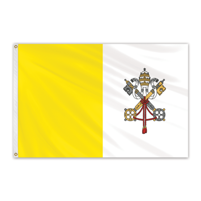 Vatican City Papal Outdoor Perma-Nyl Nylon Flag 3'x5'