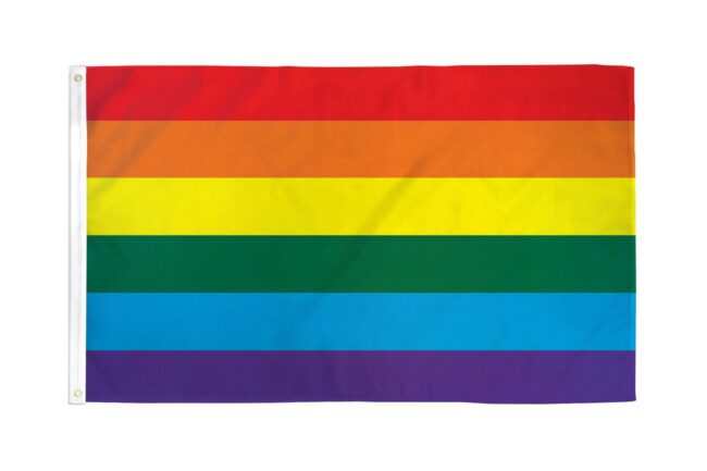 Rainbow Flag 3'x5' Basic Polyester