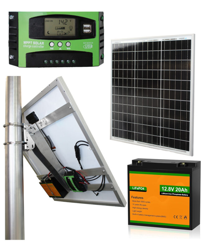 Professional Solar Power Package 50 Watt Commercial