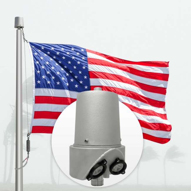 Illuminator Platinum Series Internal Halyard Flagpole