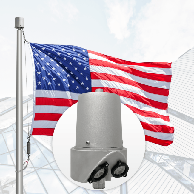 Illuminator Premium Series Internal Halyard Flagpole