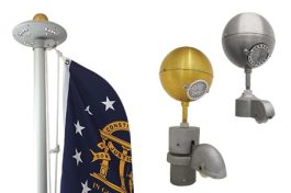 Shop our patented Flagpole Beacon and other lighting options!