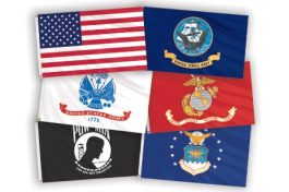Shop our many Military Flags!